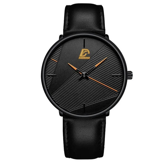 Fashion Mens Minimalist Watches Simple Men Business Ultra Thin Stainless Steel Mesh Belt Quartz Wrist Watch relogio masculino