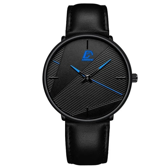 Fashion Mens Minimalist Watches Simple Men Business Ultra Thin Stainless Steel Mesh Belt Quartz Wrist Watch relogio masculino