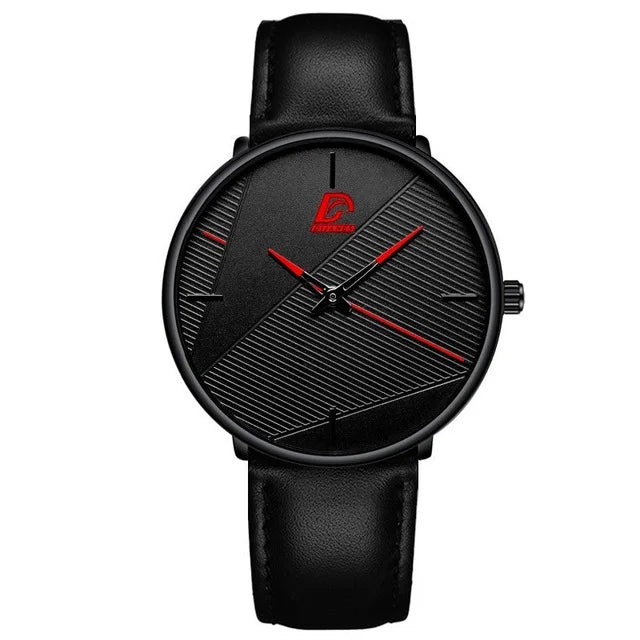 Fashion Mens Minimalist Watches Simple Men Business Ultra Thin Stainless Steel Mesh Belt Quartz Wrist Watch relogio masculino