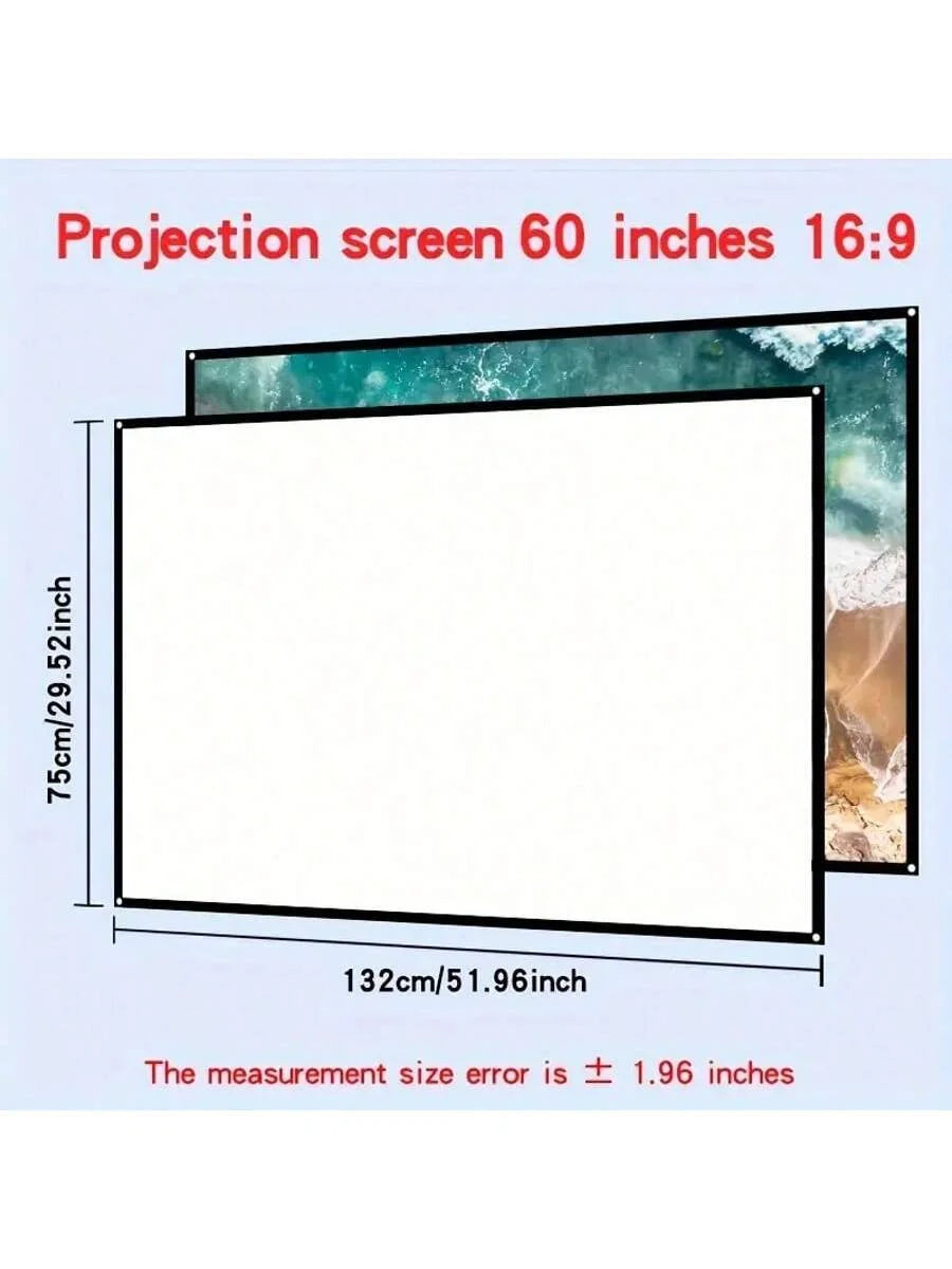 Portable Mini Projector with Full HD 1080P Support -Includes Remote Control, USB-Powered, Ideal for Smartphones, and USB Devices - Zonashopper Express