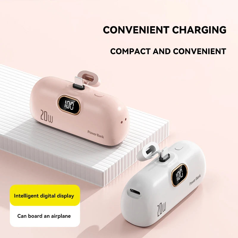 Xiaomi 30000mAh Mini Portable Power Bank 20W Fast Charging Capsual Spare External Battery For Huawei Samsung iPhone Xiaomi
