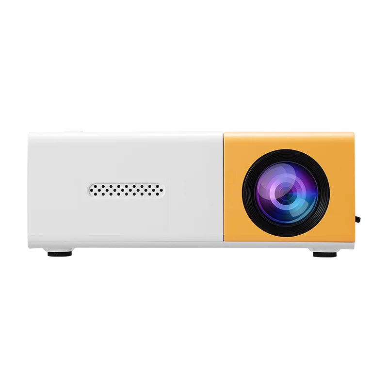 Portable Mini Projector with Full HD 1080P Support -Includes Remote Control, USB-Powered, Ideal for Smartphones, and USB Devices - Zonashopper Express