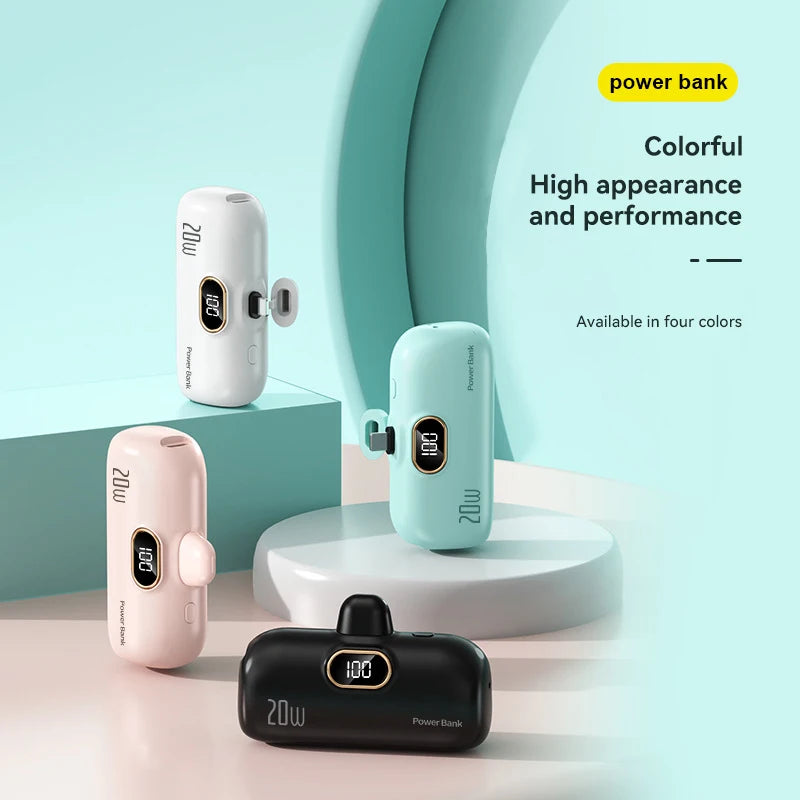 Xiaomi 30000mAh Mini Portable Power Bank 20W Fast Charging Capsual Spare External Battery For Huawei Samsung iPhone Xiaomi