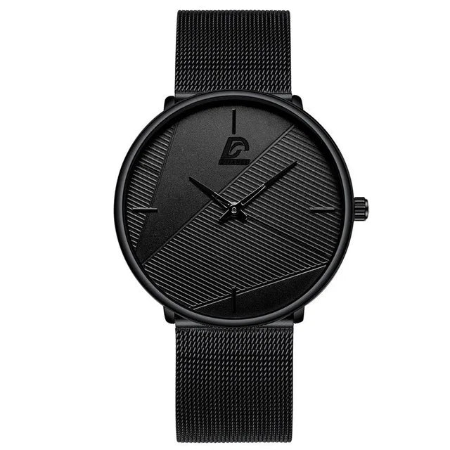 reloj hombre Watches Mens Minimalist Men's Fashion Ultra-thin Watch Simple Men Business Quartz Wristwatch relogio masculino - Zonashopper Express