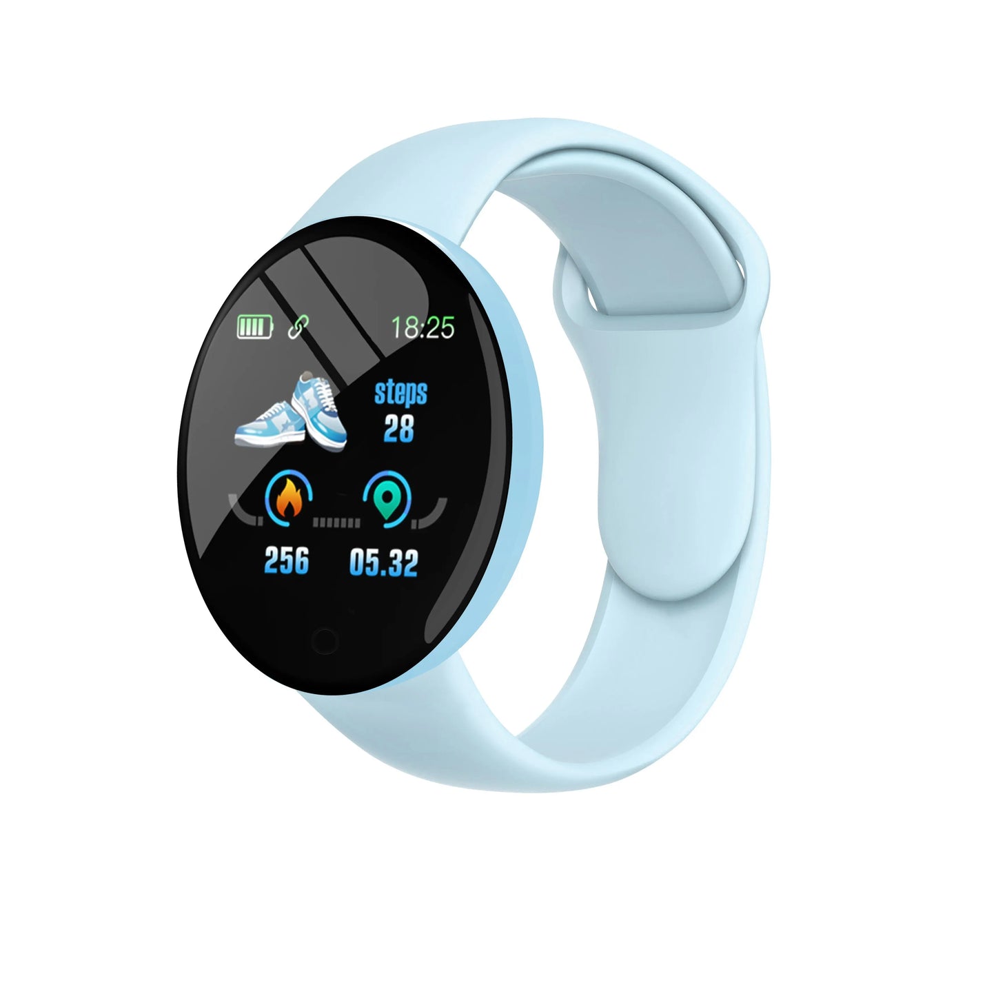 D18 Smart Watch Men Waterproof Smartwatch Women Kids Blood Pressure Monitor Fitness Tracker Watch Macaron Sport Bracelet Watches