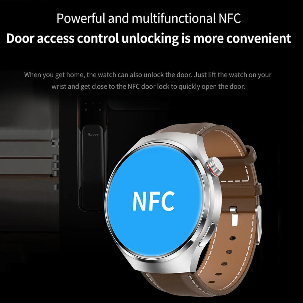 For HUAWEI Watch Pro GPS NFC Smart Watch Men 360*360 AMOLED Screen Heart rate Bluetooth Call IP68 Waterproof Man Smartwatch 2024