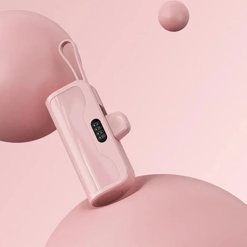 5000mAh Mini Power Bank 2 IN 1 Fast Mobile Phone Charger External Battery Power Bank Plug Play For iPhone and Type-c
