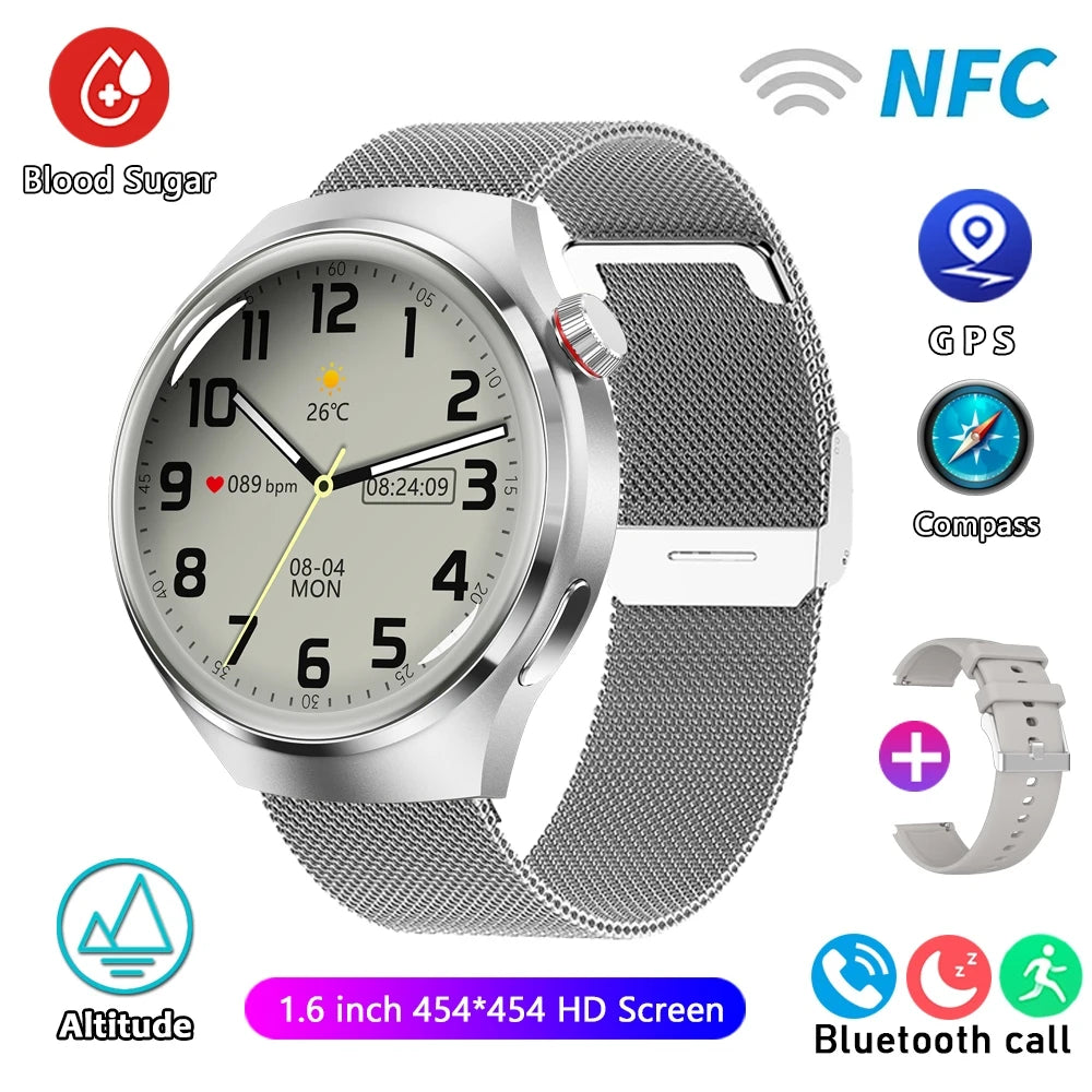 For HUAWEI Watch Pro GPS NFC Smart Watch Men 360*360 AMOLED Screen Heart rate Bluetooth Call IP68 Waterproof Man Smartwatch 2024