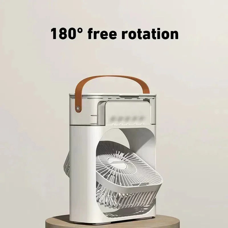 Xiaomi 3-in-1 Portable Fan Air Conditioners Fan With LED Night Light Household Small Air Cooler For Office Home Adjustable Fan
