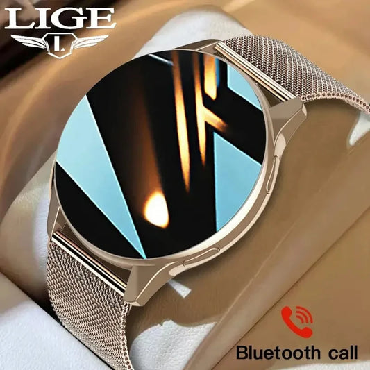 LIGE New Smart Watch 2025 Wireless Charging Smartwatch Bluetooth Calls Watches Men Women Fitness Bracelet Custom Watch Face +Box - Zonashopper Express