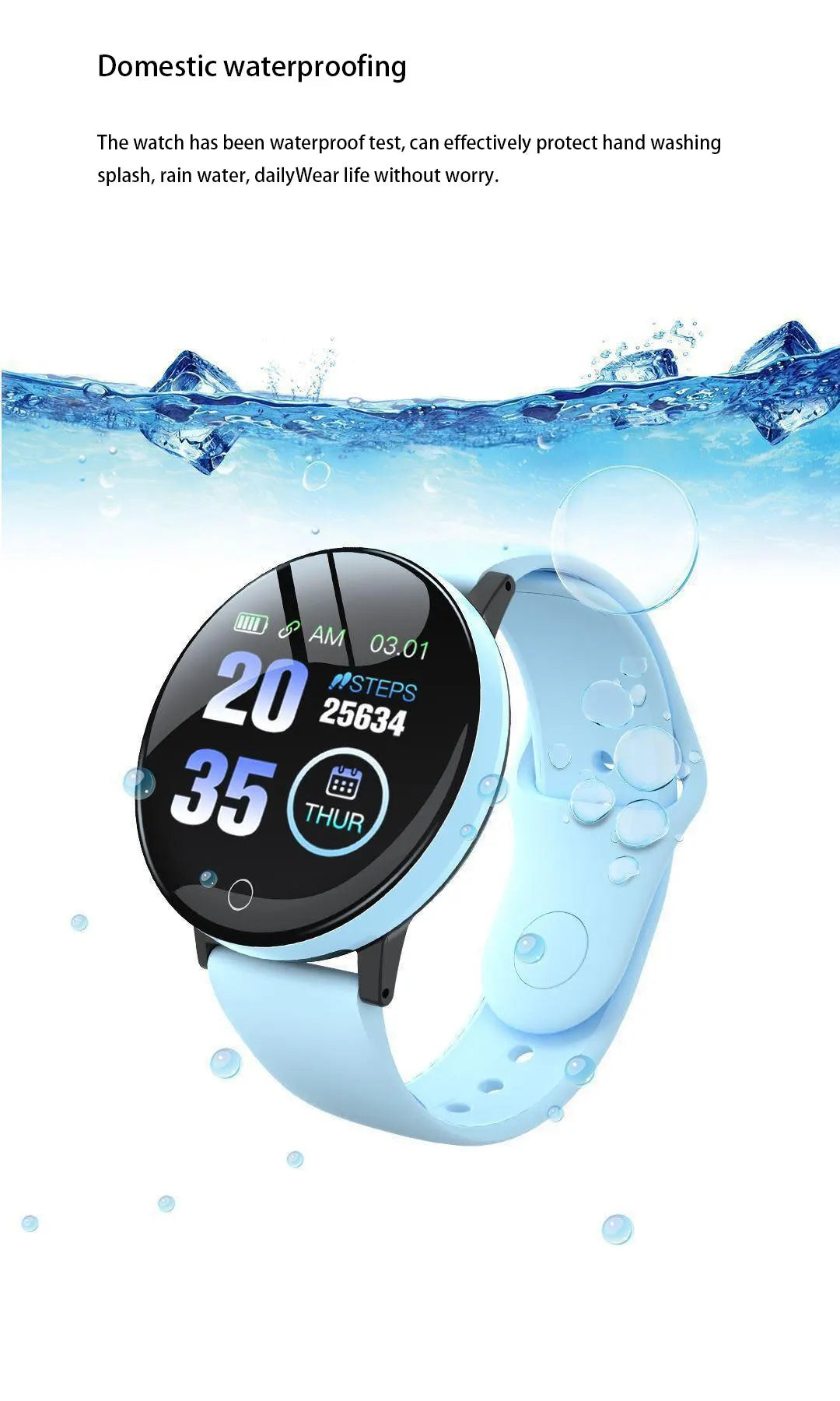 D18 Smart Watch Men Waterproof Smartwatch Women Kids Blood Pressure Monitor Fitness Tracker Watch Macaron Sport Bracelet Watches