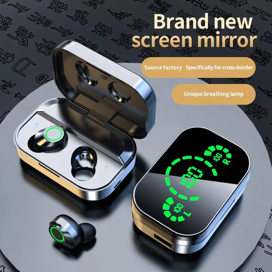 YD03 Wireless Bluetooth Earphones Headphones Outdoor Sport Headset 5.3 With Charging Bin Display Touch Control Earbuds for Muisc - Zonashopper Express