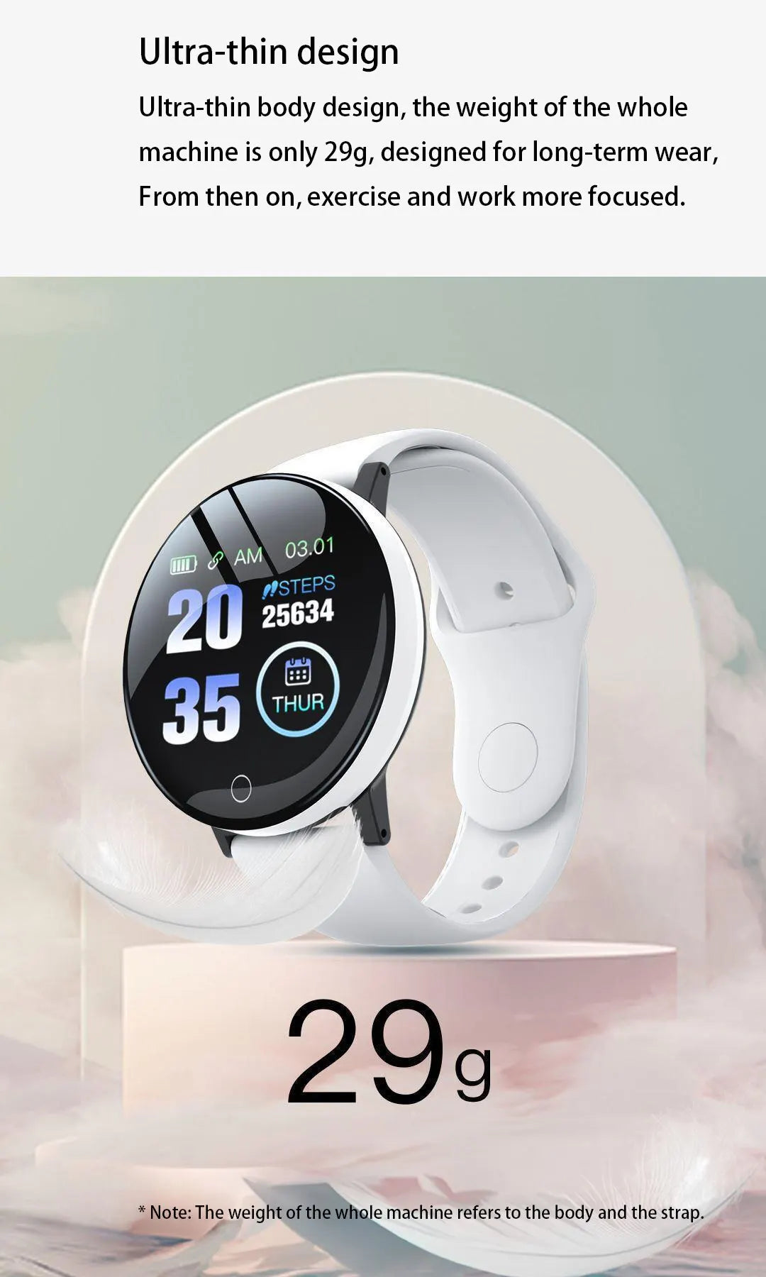 D18 Smart Watch Men Waterproof Smartwatch Women Kids Blood Pressure Monitor Fitness Tracker Watch Macaron Sport Bracelet Watches