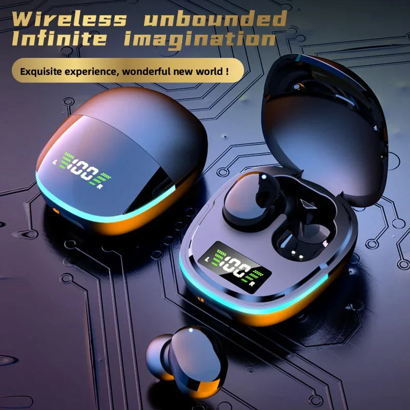 Original G9S Wireless Bluetooth Headset Sports LED Display Earbuds Noise Reduction Fone Bluetooth Earphones Wireless Headphones - Zonashopper Express