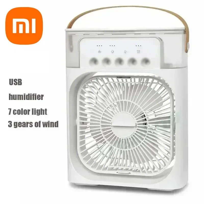 Xiaomi 3-in-1 Portable Fan Air Conditioners Fan With LED Night Light Household Small Air Cooler For Office Home Adjustable Fan
